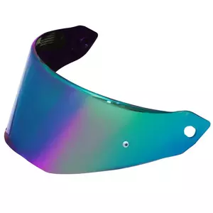 LS2 FF324 Viseira de capacete Metro Evo espelhada com arco-íris - 800324VI20