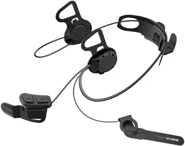 Intercomunicador Sena 10U Bluetooth 4.1 Controlo remoto de guiador com 1600 m de alcance para capacete Shoei GT-Air-1