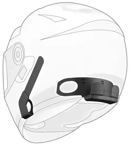 Sena 10U Bluetooth 4.1 intercom 1600 m rækkevidde fjernbetjening til styr til Shoei GT-Air hjelm-3