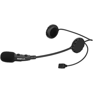 Sena 3S Bluetooth 3.0 interkoms 200 m diapazonā ar mikrofonu uz galvas (1 komplekts)-1