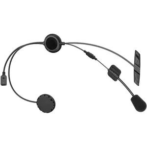 Sena 3S Bluetooth 3.0 intercom 200 m rækkevidde hovedbåndsmikrofon med kabel (1 sæt)-3
