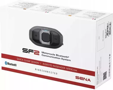 Sena SF2 Bluetooth 4.1 Gegensprechanlage 800 m Reichweite Schnellspanner (1 Set)-7