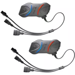 Sena SMH10R Racing Bluetooth 3.0 Intercom 900 m bereik Microfoonset (2 sets)-2