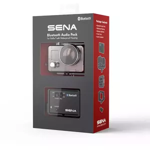 Sena Audio Pack Bluetooth 3.0 z wodoszczelną obudową, zasięg 100 m do kamer GoPro Hero3 Hero3+ Hero4-7