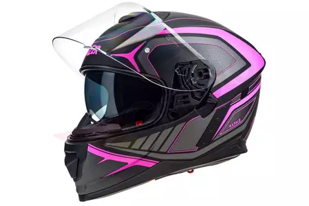 Lazer Rafale Hexa capacete integral de motociclista preto rosa mate L-1