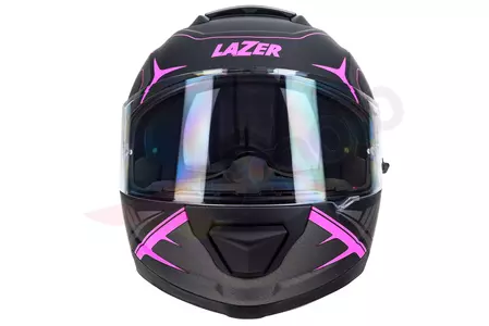 Lazer Rafale Hexa full face motociklistička kaciga crna roza mat L-3