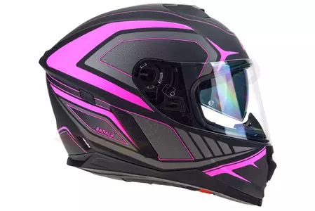 Lazer Rafale Hexa capacete integral de motociclista preto rosa mate L-4