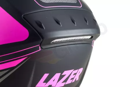 Lazer Rafale Hexa integrovaná kaška že motociklet чорна рожева матова L-9