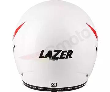 Capacete integral de motociclista Lazer Oroshi Wings branco metálico L-5