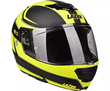 Kask motocyklowy szczękowy Lazer Monaco Evo 2.0 Carbon Yellow XL-1