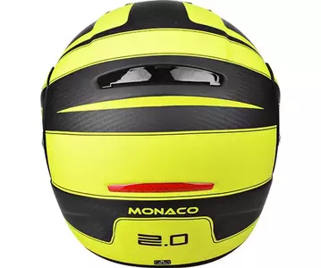 Kask motocyklowy szczękowy Lazer Monaco Evo 2.0 Carbon Yellow XXS-3