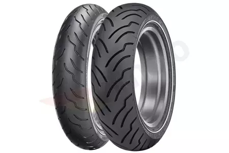 Neumático Dunlop American Elite MT MT90B16 74H TL NW Narrow White Strip Rear DOT 08-16/2015-1