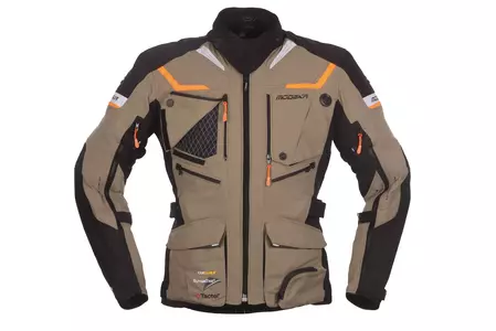 Tekstilna motociklistička jakna Modeka Panamericana maslinasta S-1