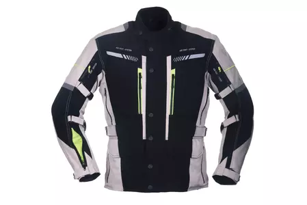 Modeka Winslow jachetă de motocicletă din material textil negru și cenușă 4XL-1