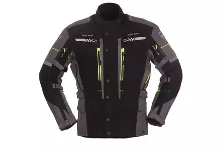 Modeka Winslow chaqueta de moto textil negro-gris S-1