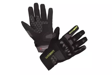 Modeka Fuego γάντια μοτοσικλέτας μαύρο-γκρι 10 - 07212039710