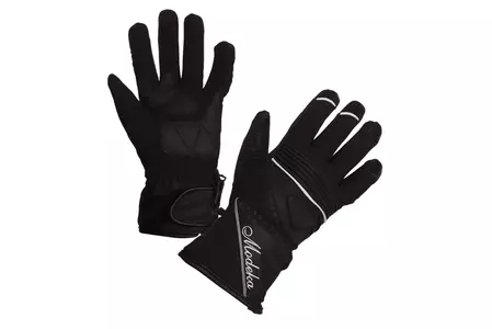 Ženske motorističke rukavice Modeka Janika Dry Lady crno bijele DM-1