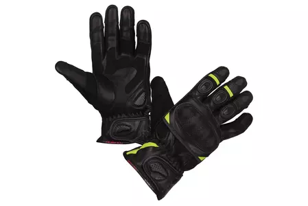 Modeka Sahara Mănuși de motocicletă scurte negru-neon 11-1