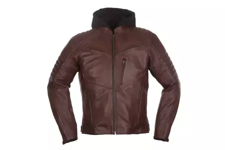 Modeka Bad Eddie chaqueta de moto de cuero marrón oscuro 4XL-1