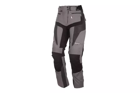 Modeka Belastar Lady calças de motociclismo em tecido cinzento 38 - 085160S38