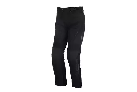 Calças de motociclismo Modeka Lonic em tecido preto 3XL-1