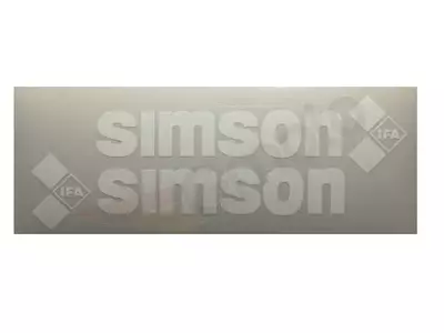 Simson SR50 stelmærkater hvid kpl - 200967