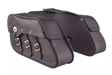 Seitentaschen Seitenkoffer Leder klassische 20L-1