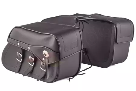 Seitentaschen Seitenkoffer Leder klassische 20L-2