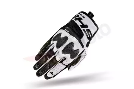 Mănuși de motocicletă Shima Blaze alb-negru și alb L-2