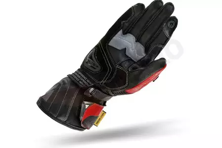 Mănuși de motocicletă Shima STR-2 negru și roșu XXL-3