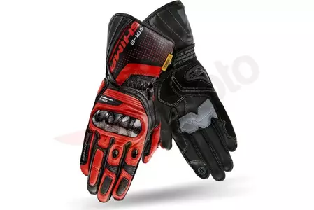 Motorradhandschuhe Motorrad Handschuhe Shima STR-2 schwarz-rot L