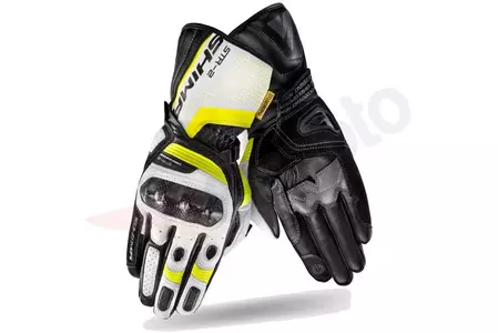 Motocyklové rukavice Shima STR-2 žlté fluo XL-1