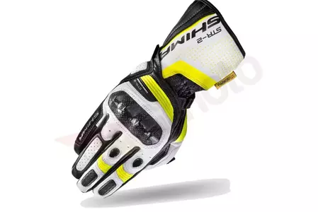 Motocyklové rukavice Shima STR-2 žluté fluo XL-2