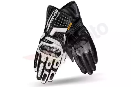 Gants de moto Shima STR-2 noir et blanc 3XL-1