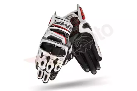 Shima XRS-2 Motorradhandschuhe schwarz und weiß M - 5901138300107