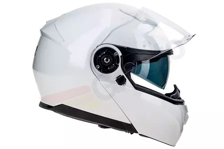 LAZER Paname Evo Z-Line baltas S žandikaulio motociklininko šalmas-5