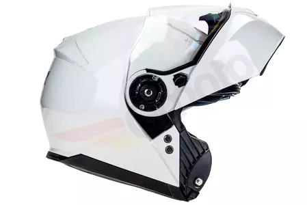 LAZER Paname Evo Z-Line baltas S žandikaulio motociklininko šalmas-6