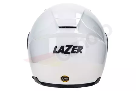 LAZER Paname Evo Z-Line baltas S žandikaulio motociklininko šalmas-8