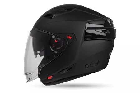 "Airoh Executive Black Matt S" modulinis motociklininko šalmas-3