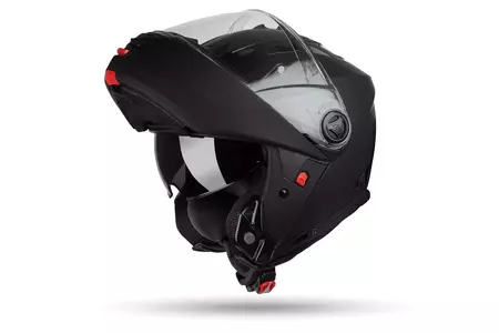 Airoh Phantom S Negro Mate S casco de moto mandíbula-2