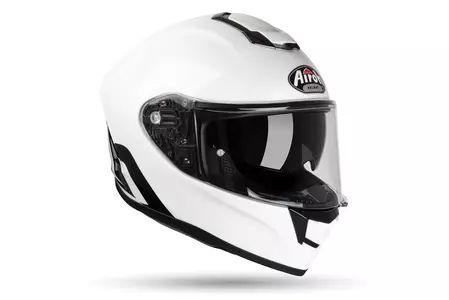 Capacete integral de motociclista Airoh ST501 Branco Brilhante XL-2