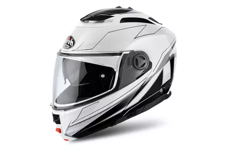 Airoh Phantom S Spirit White Gloss L casco de moto mandíbula-1