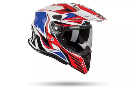 Kask motocyklowy enduro Airoh Commander Carbon Red Gloss M-2