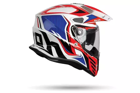 Kask motocyklowy enduro Airoh Commander Carbon Red Gloss M-3