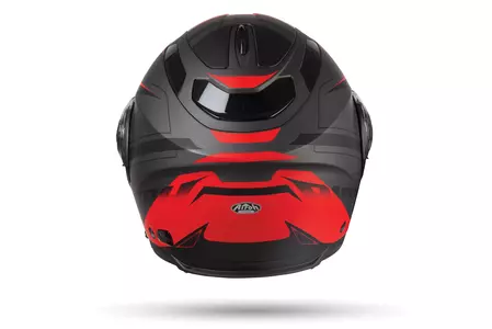 Airoh Phantom S Triplo Rojo Mate L casco de moto mandíbula-3