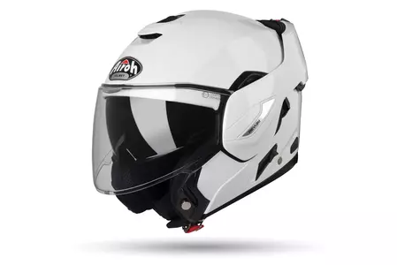 "Airoh Rev 19 White Gloss XL" motociklininko žandikaulio šalmas-2