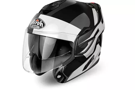 Airoh Rev 19 Fusion Blanco Brillo L casco de moto mandíbula-3