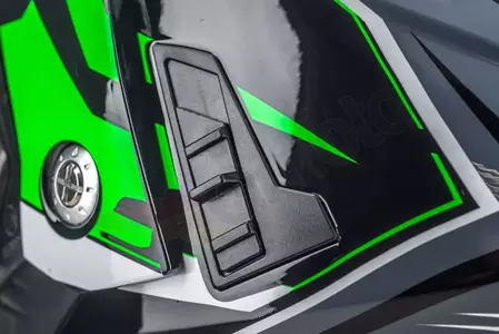 Kask motocyklowy adventure Naxa CO3 biało zielono czarny XL-12