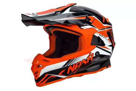 Naxa C9 casco moto cross enduro blanco negro naranja XXL-1