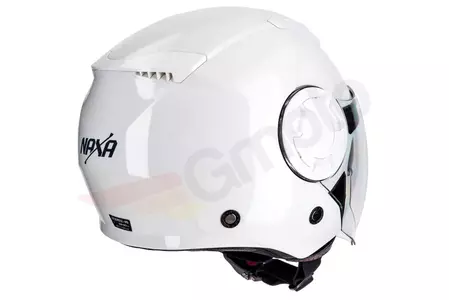 Naxa S23 otvorena motociklistička kaciga, bijela, XL-7